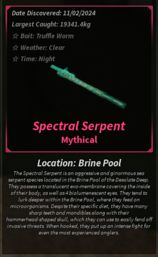 Spectral Serpent Fisch Roblox