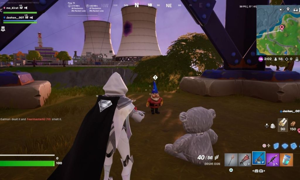 Steamy Stacks Gnome in Fortnite Remix Chapter 2