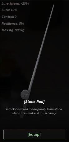 Stone Rod Stats