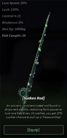 How to Get the Sunken Rod in Fisch Roblox