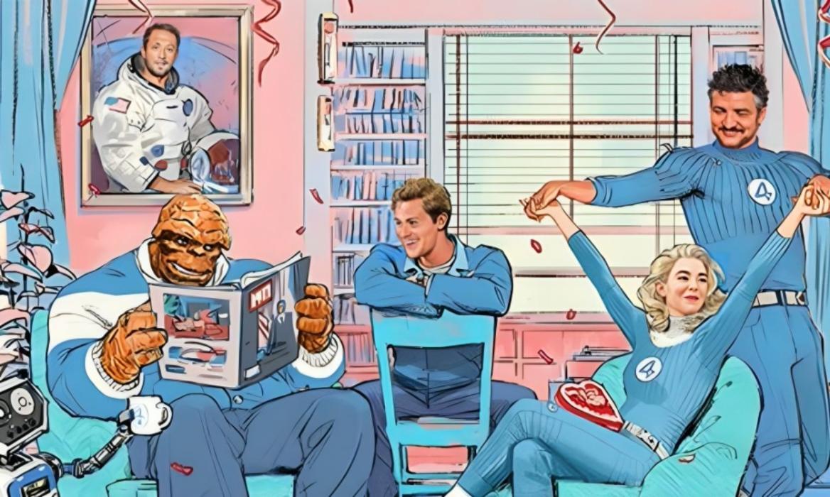 The Fantastic Four First Steps promotional art