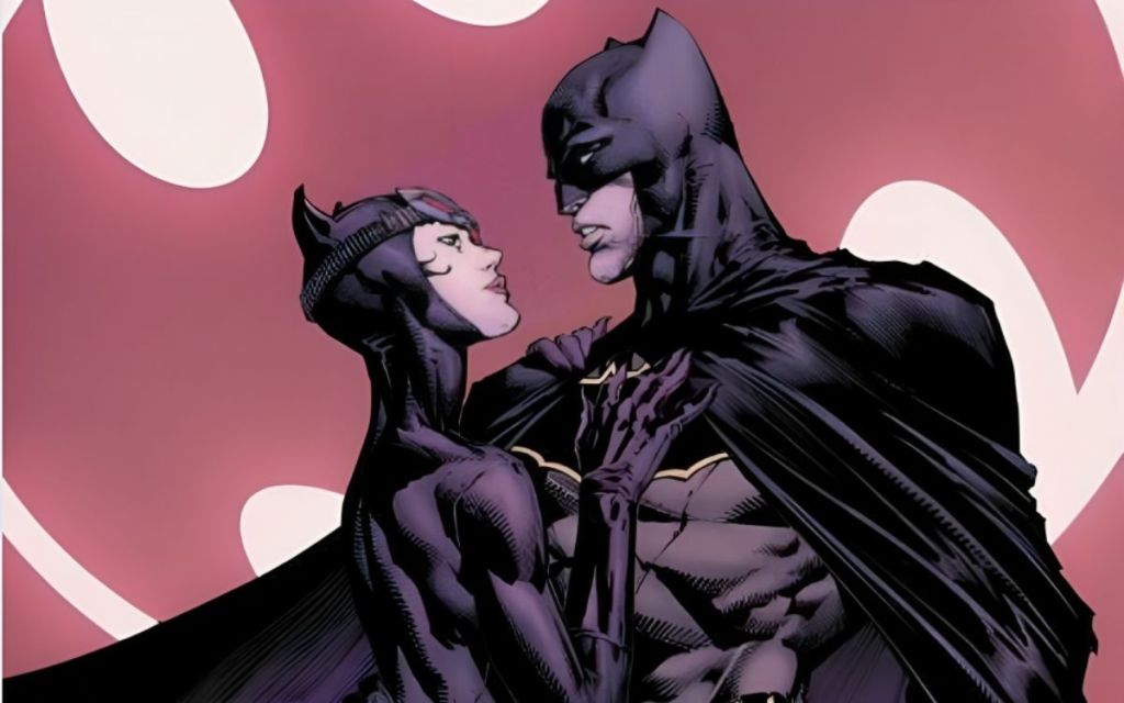 Catwoman and Batman from DC Comics