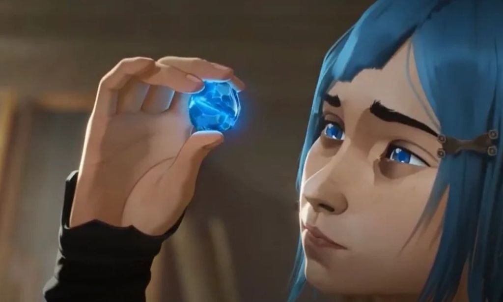 Jinx with Jayce's crystal in Arcane Season 1