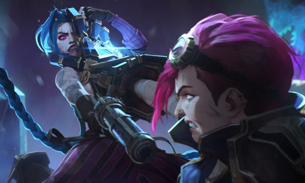 Jinx and Vi in Arcane