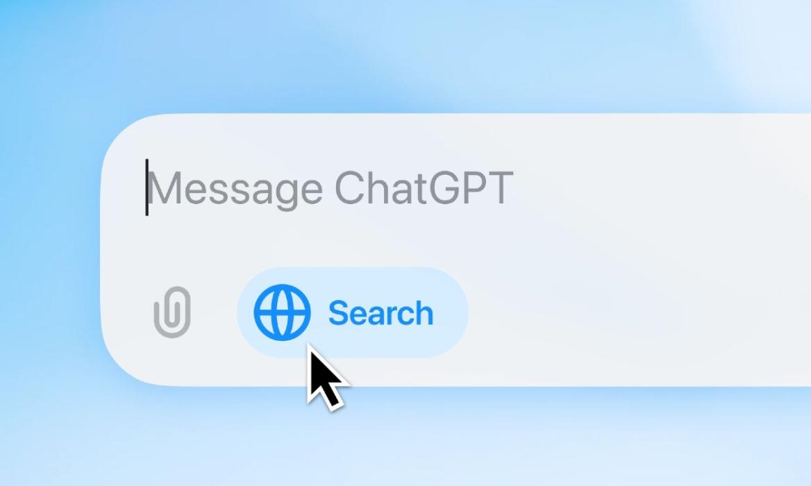 chatgpt search UI