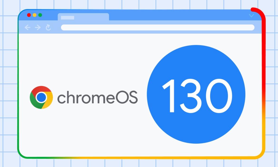 chromeOS logo placed on a browser vector