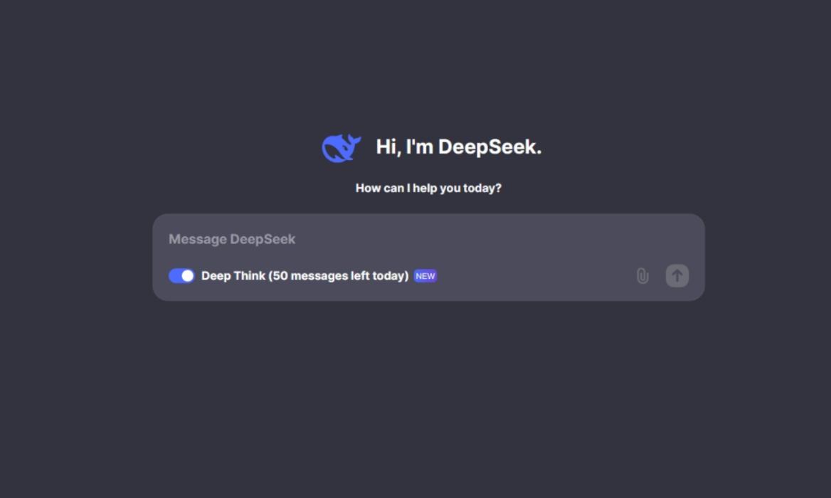 deepseek new reasoning model UI