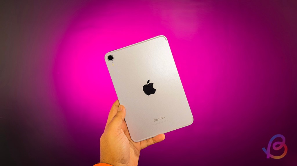 Image of the iPad mini 7 from the back