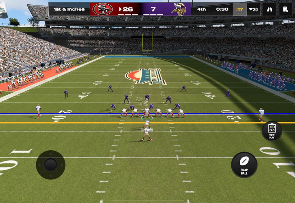 Madden NFL 25 game with controller support on iPad