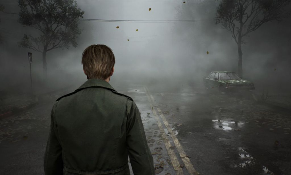 _silent hill 2 character on a road | Black Friday Playstation deals