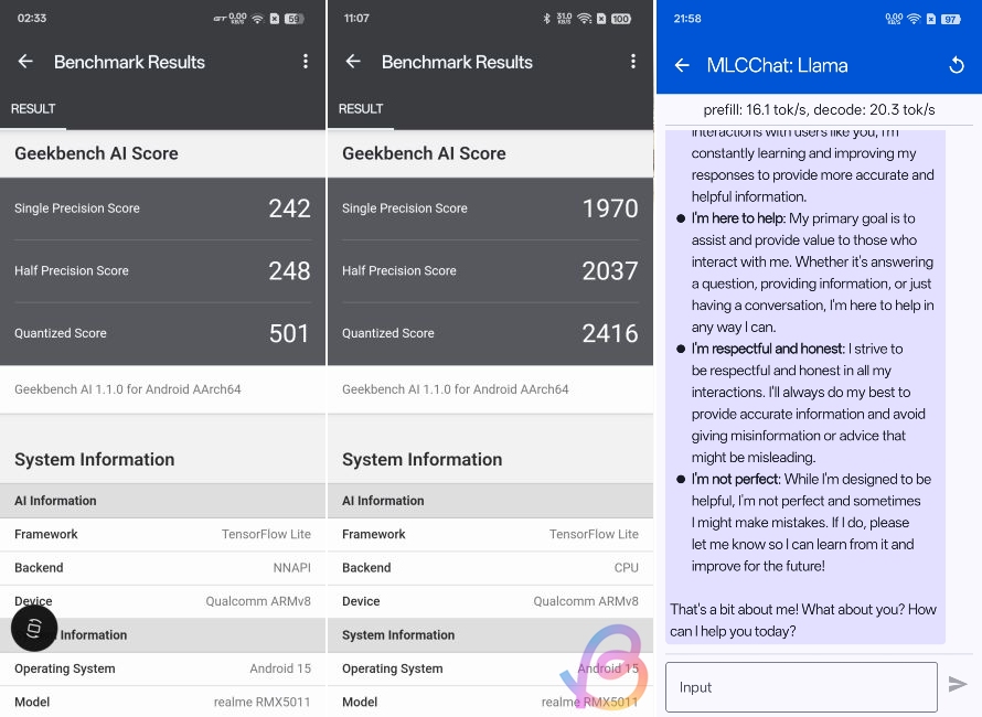 snapdragon 8 elite geekbench ai