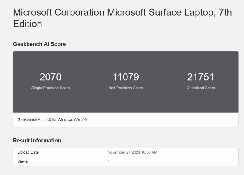 snapdragon x elite geekbench ai