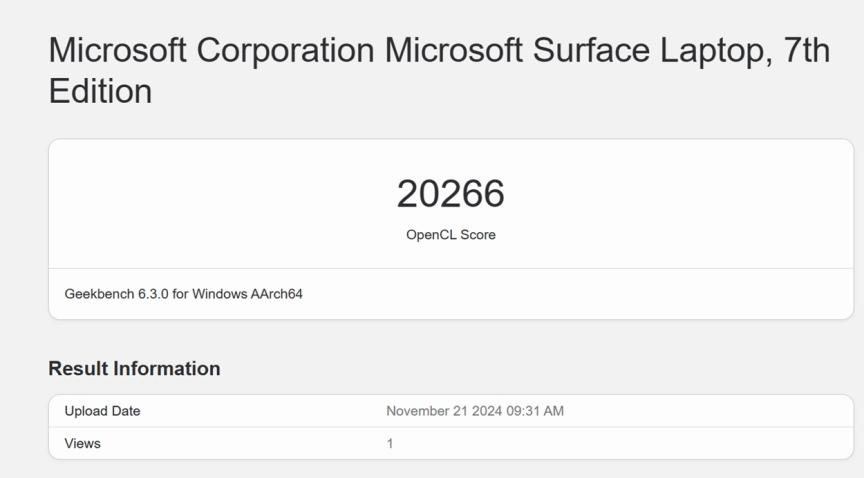 snapdragon x elite geekbench opencl