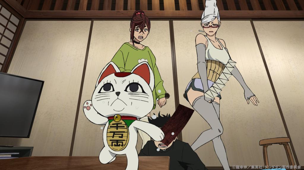 Momo, Seiko and Turbo Granny Doll in Dandadan anime