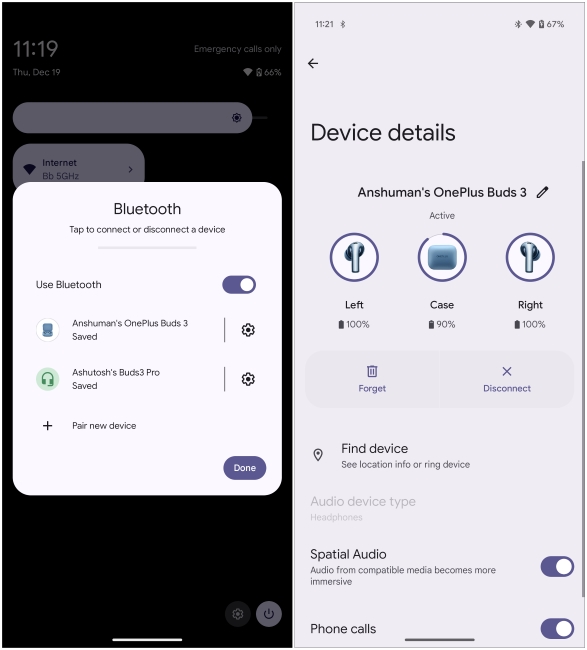 android 16 bluetooth menu