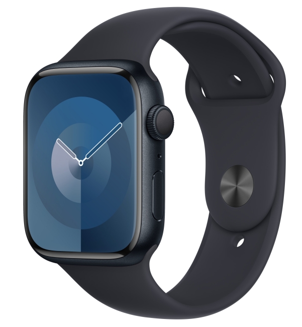 Apple Watch Series 9 in Midnight Sport Band