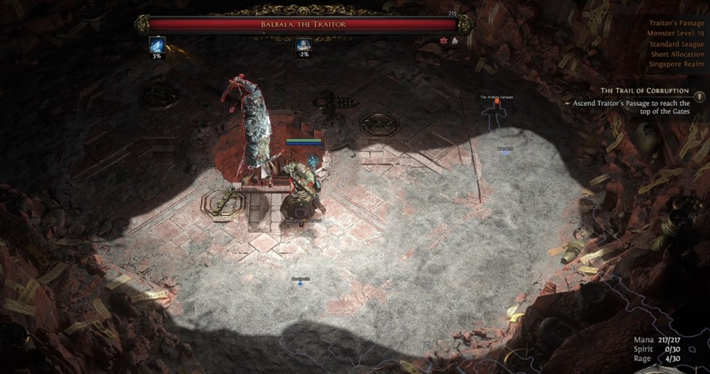 Balbala the Traitor Boss Location Path of Exile 2