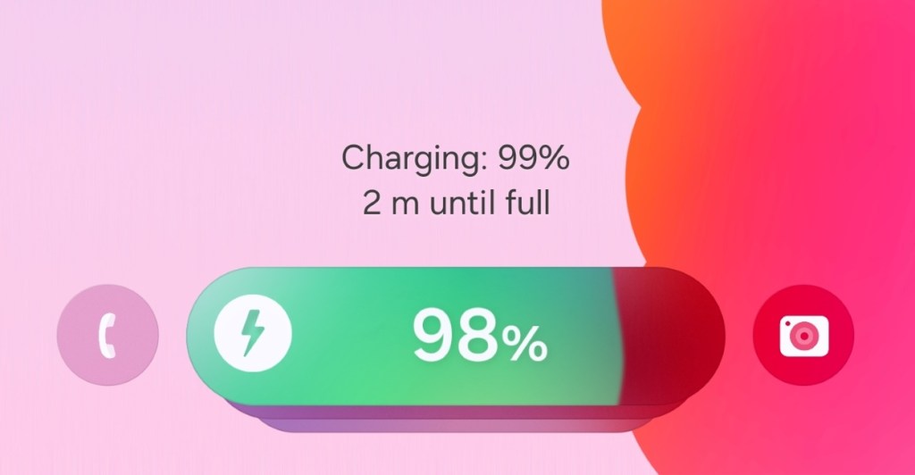 Charging Animation OneUI 7 Now Bar