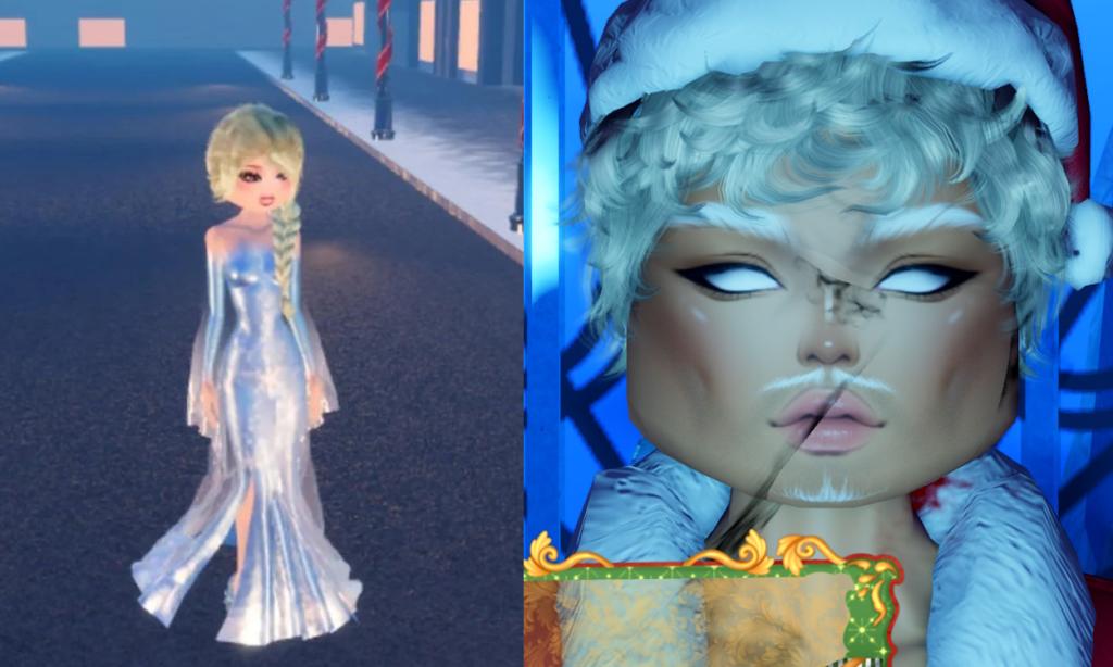 Dress to Impress Ice Queen set in Christmas update