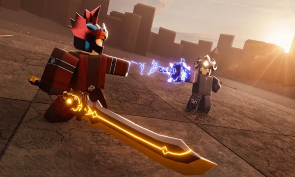 Duel Warriors banner from Roblox