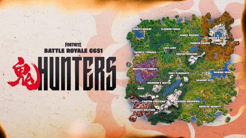 Fortnite Chapter 6 Season 1 Hunters Map