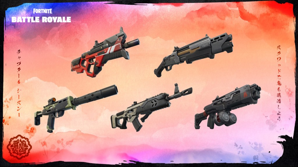 Fortnite Chapter 6 Season 1 new weapons