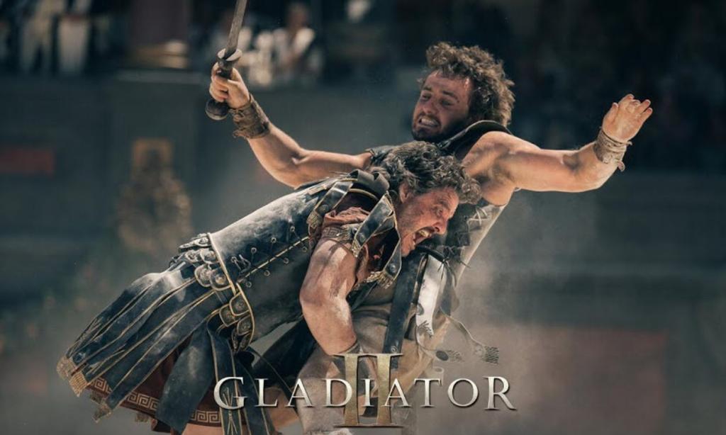 Pedro Pascal and Paul Mescal in Gladiator 2