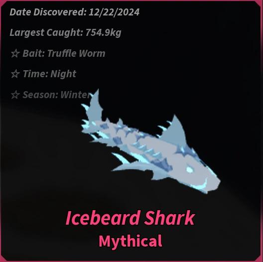 Icebeard Shark Preferences Fisch