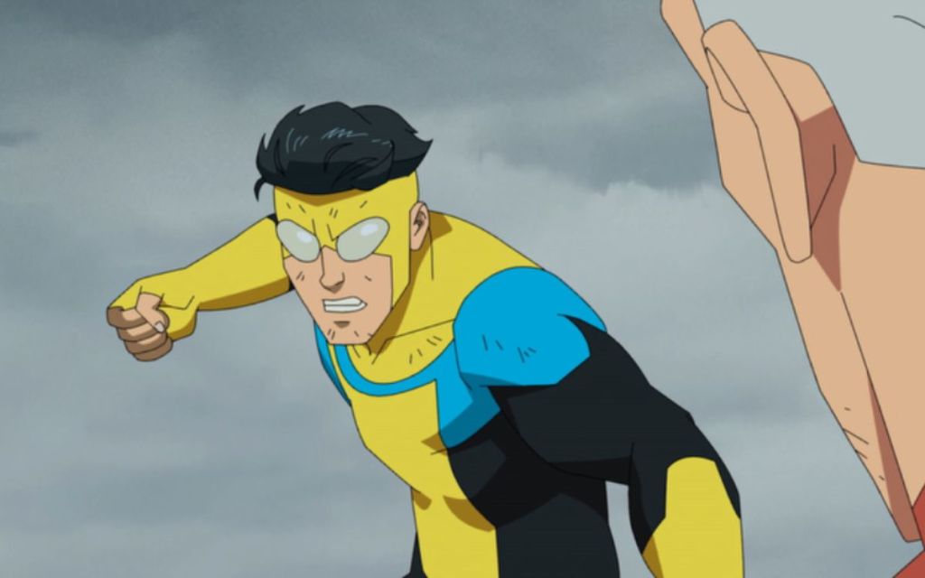 Invincible fighting Omni-Man