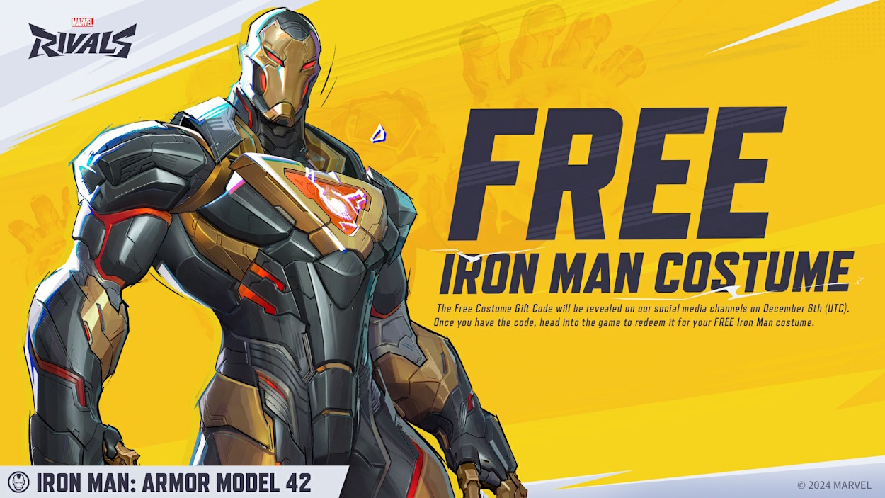 Marvel Rivals Iron Man armor model 42 skin