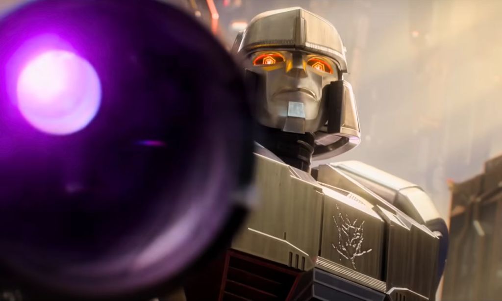 Megatron using his canons