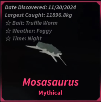 Mosasaurus in Fisch