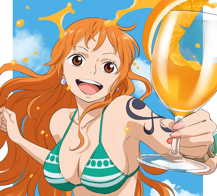 Nami's outfit when she returned to Saboady 