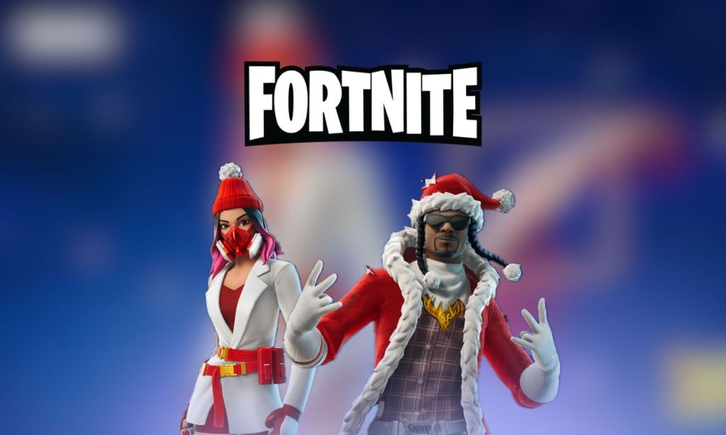 Santa Dogg Skin and yulejacket fortnite