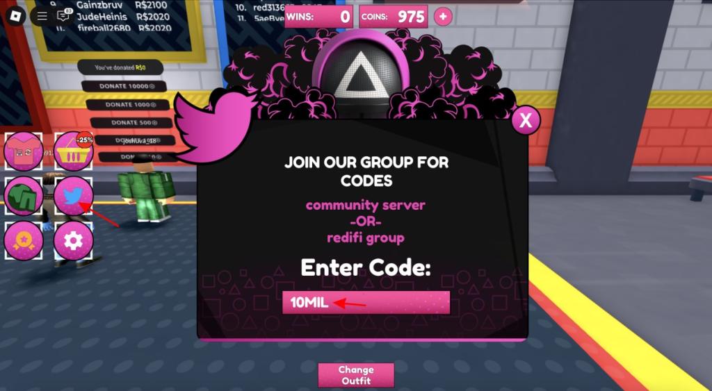 Roblox Squid Game X Codes (January 2025)