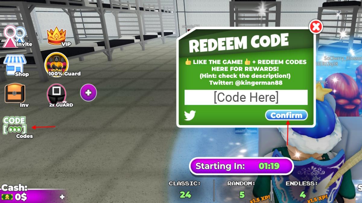 Squid Game Codes (December 2024) Beebom