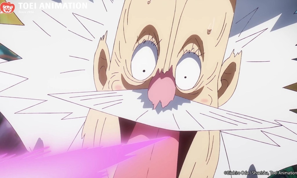 Dr. Vegapunk aka Stella shocked seeing a weapon in One Piece