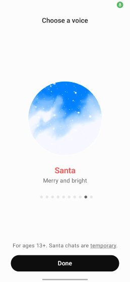 chatgpt santa voice mode