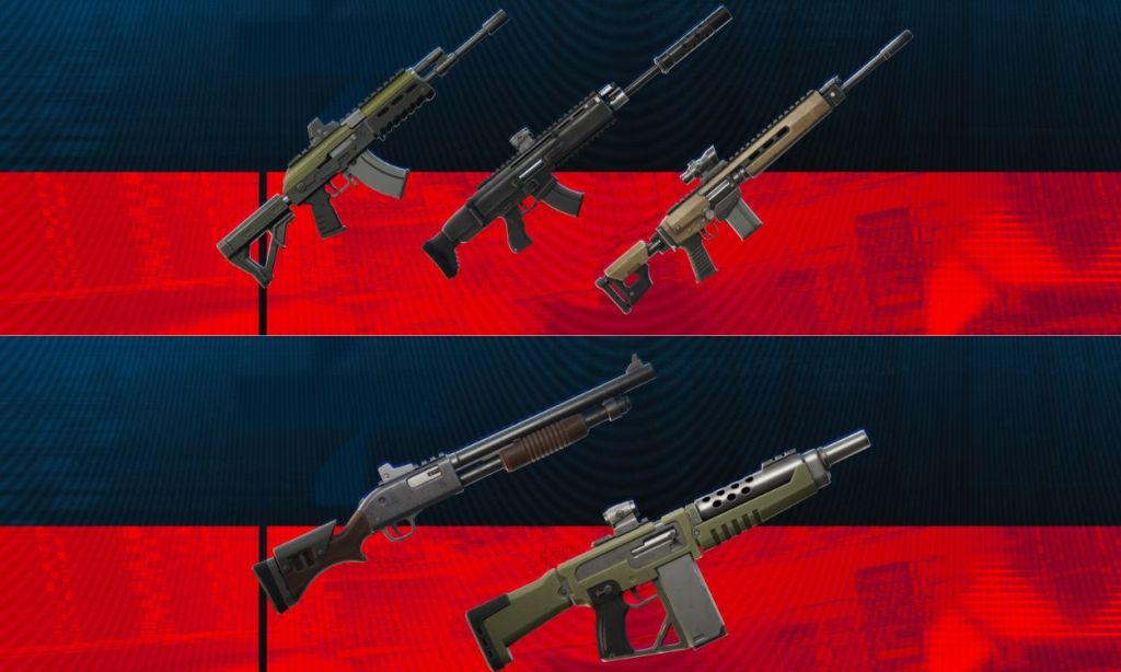 fortnite ballistic mode weapons