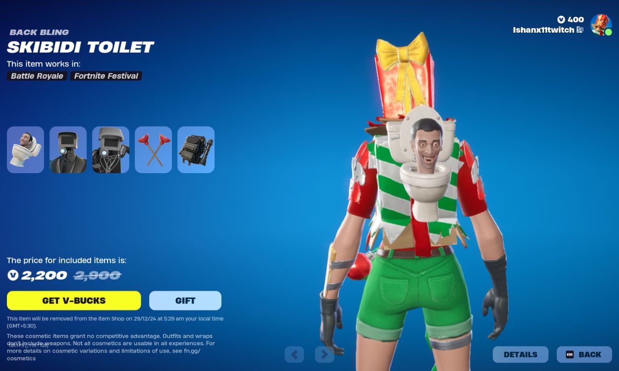 How To Get The Fortnite Skibidi Toilet Skin Beebom Fortnite Skibidi Toilet Bundle 