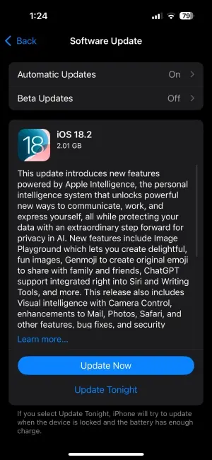 Update iOS