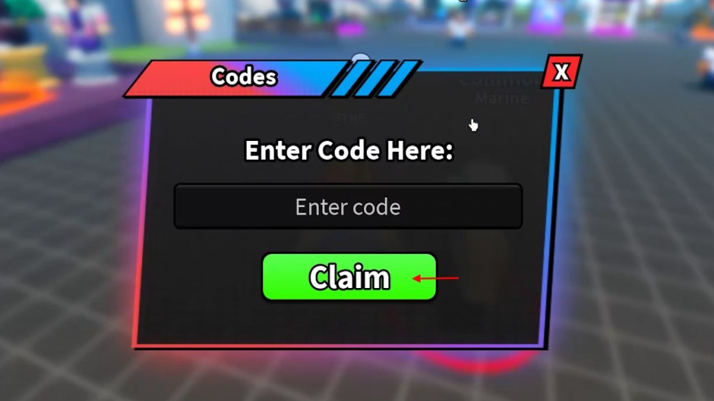 Anime Immortals codes redeem option