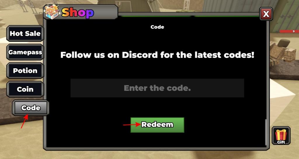 RNG War TD Codes redeem process