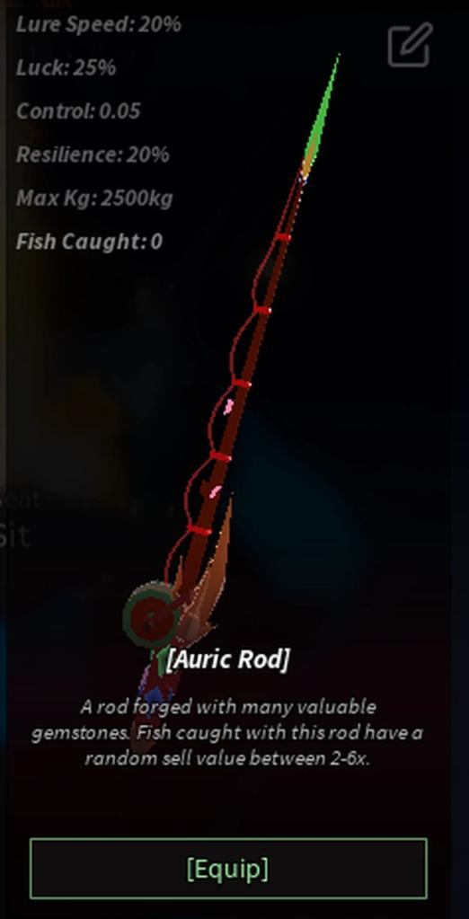 Auric Rod Stats Fsch