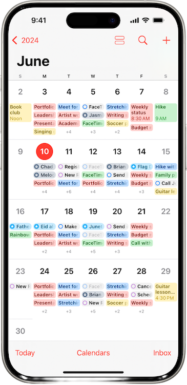 Calendar App iPhone