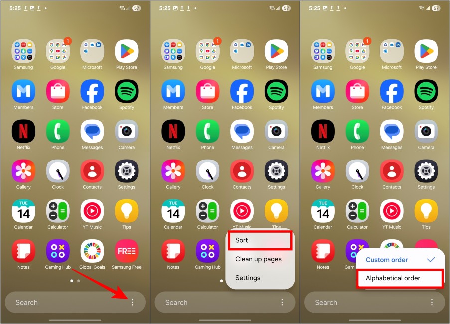 Change to Vertical App Drawer in One UI 7