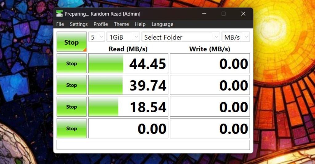 Crystal DiskMark ReadWrite Speeds