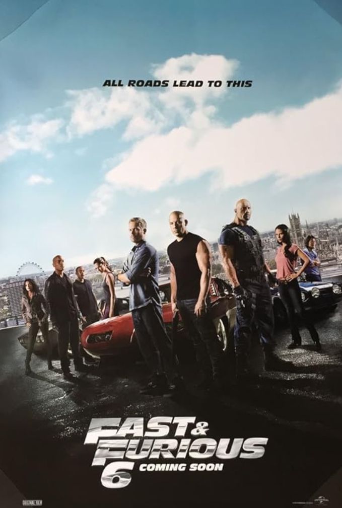 Fast & Furious 6 Poster