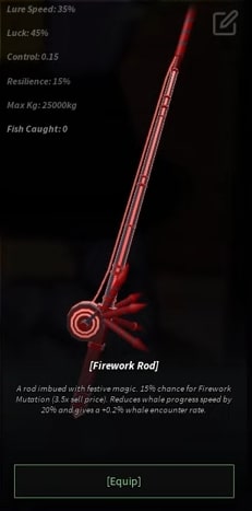 Firework Rod Stats Fisch