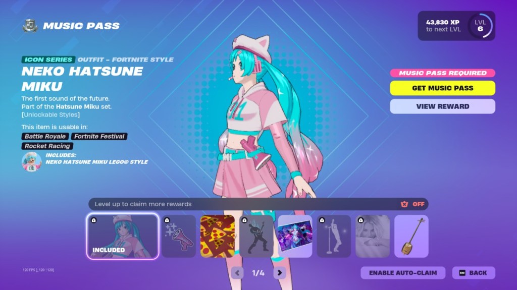 Fortnite music pass page 1